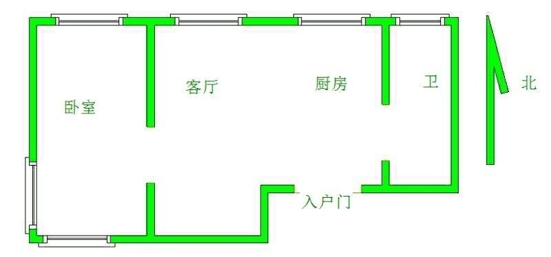 望湖花园二期,实验文轩，温馨一居室，家具家电齐全11