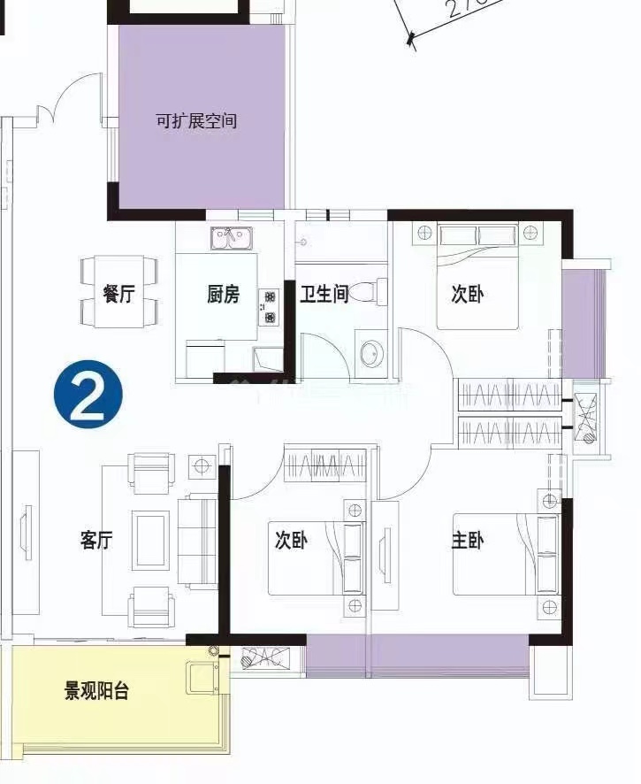 碧江区碧江区豪装3室2厅2卫二手房出售10