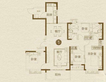 恒大翡翠华庭C区,毛坯4室2厅2卫1阳台急售，是您找家的不二之选11