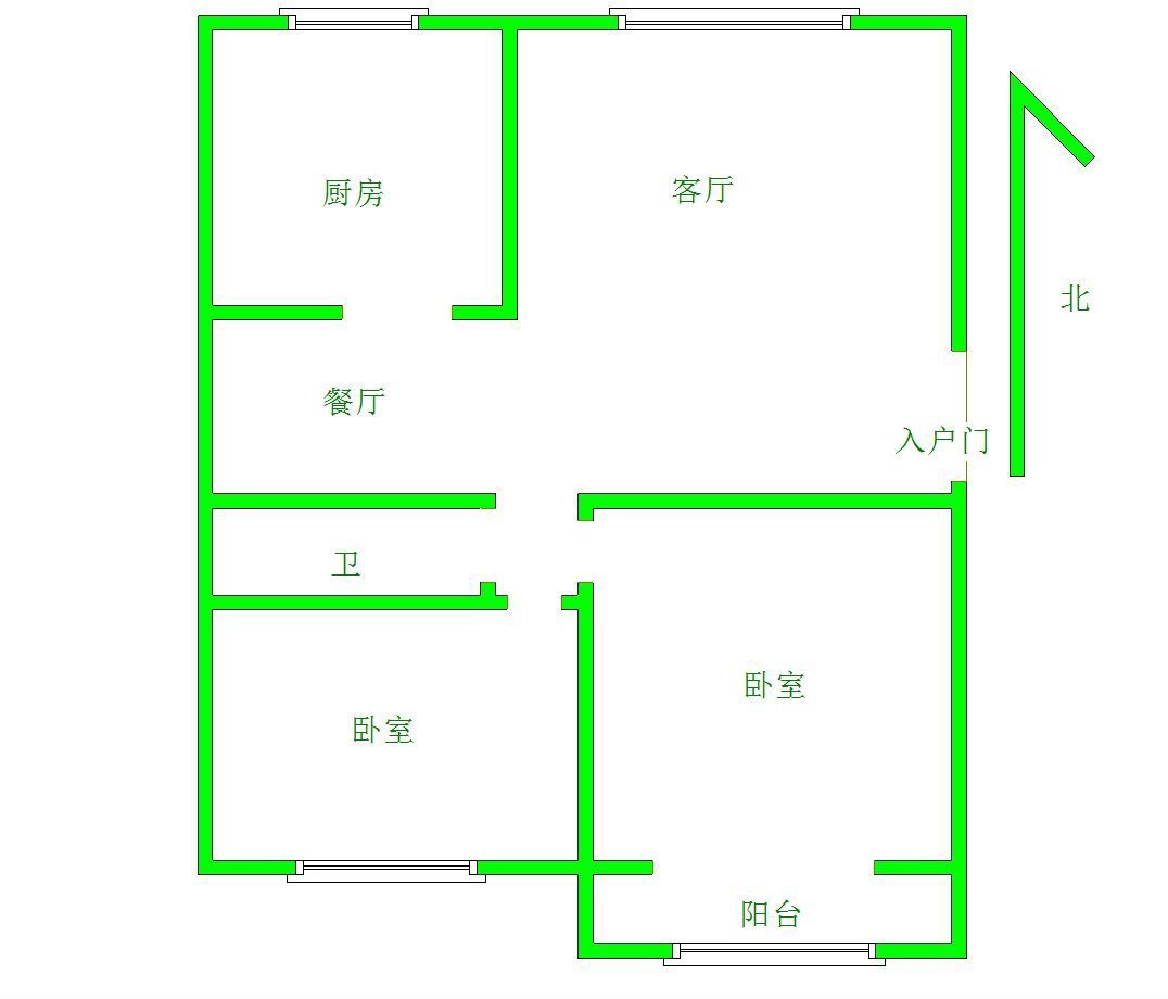 开发区军王屯小区,文轩外国语，军王屯精装两室，南北通透13