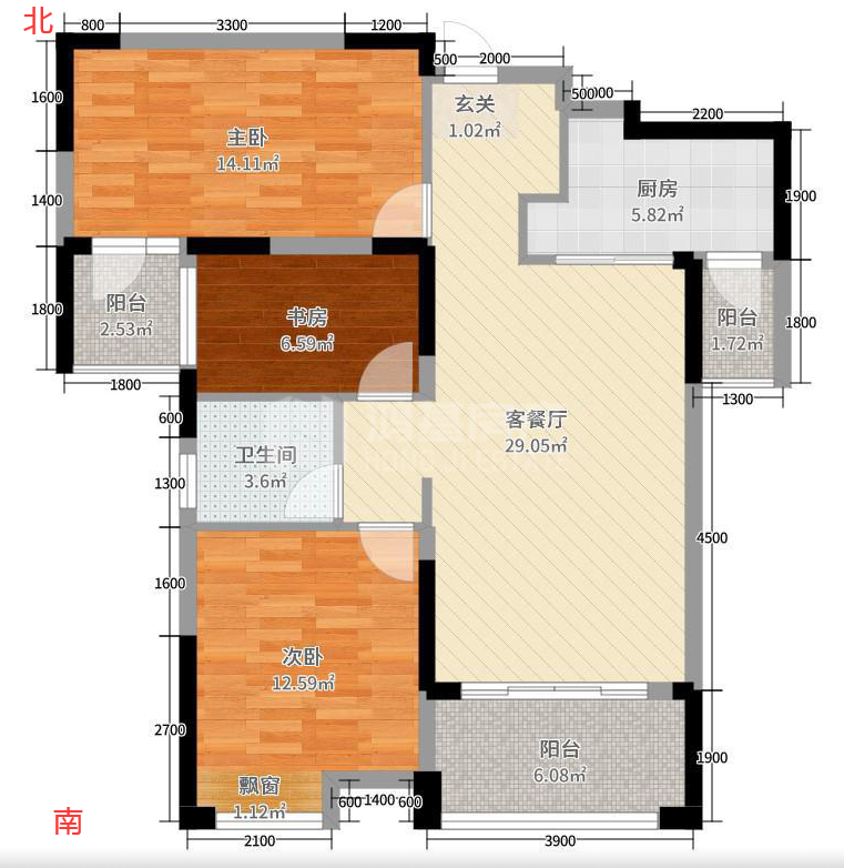 银湖大厦,无公摊119.75㎡送车位,强势来袭,速度下手11