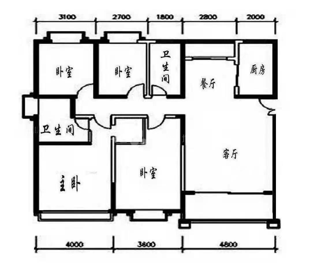 曲江新区曲江新区精装4室2厅2卫二手房出售13