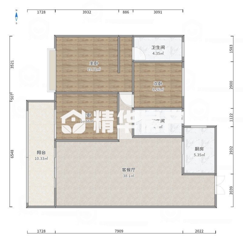 绿源小区,别墅  带前庭后院  带地下车库21