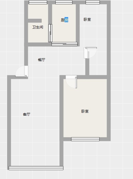 渡江花苑2室2厅1卫精装出租10