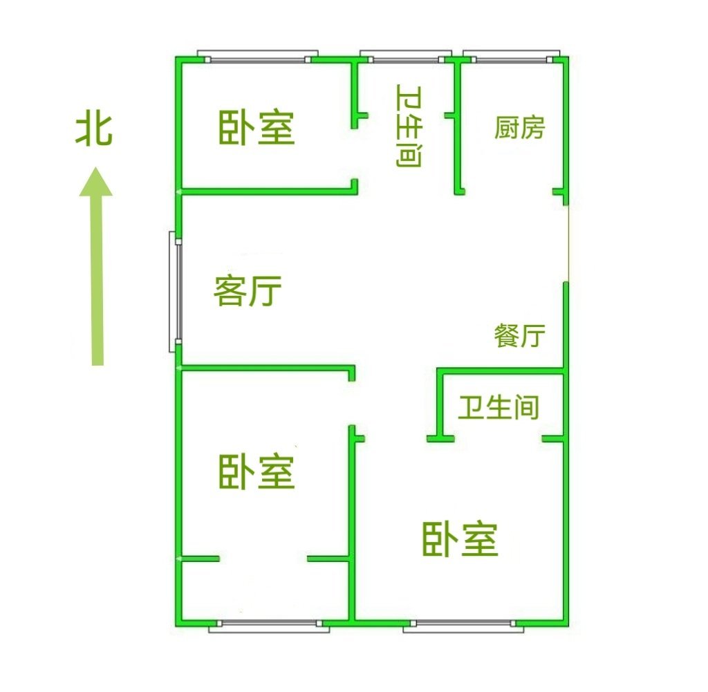 魏大庙安居3室2厅2卫普通出租14