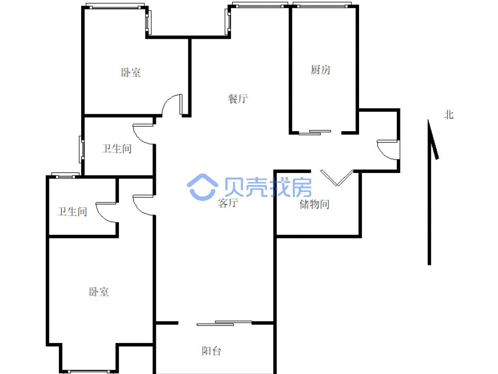 山水云房,山水云房 77.37平米 170万10