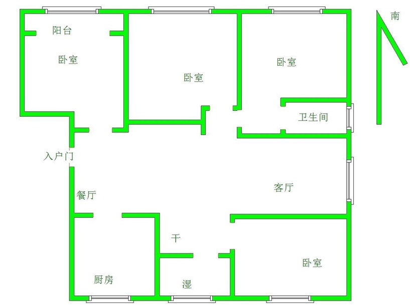 民生凤凰城8号院,4室2厅2卫1阳台民生凤凰城8号院1500元/月13