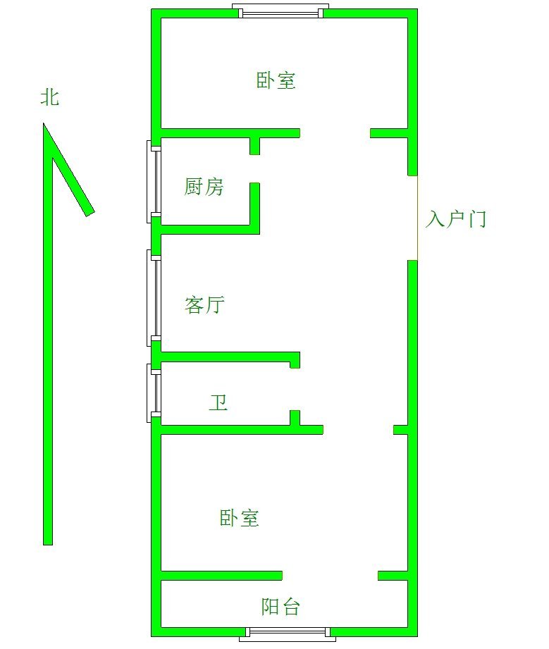 望湖花园二期,两室两厅，看房方便！12