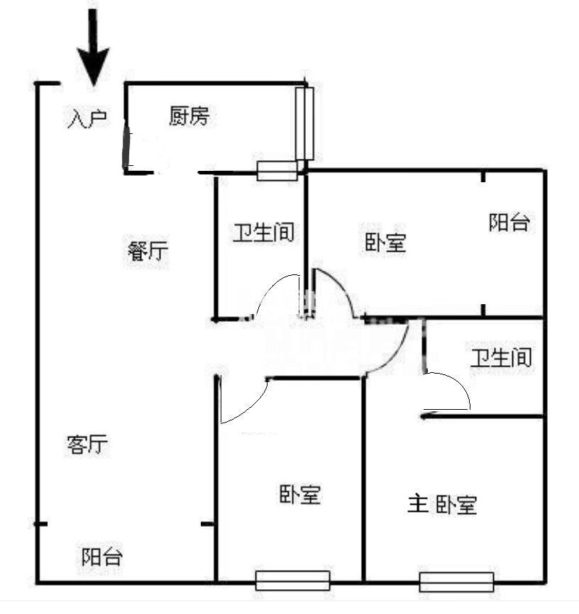 大足大足精装3室2厅2卫二手房出售13