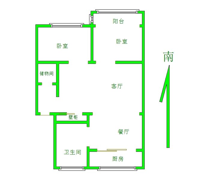 淮海九院,淮海小吃街旁精装修两居拎包入住10