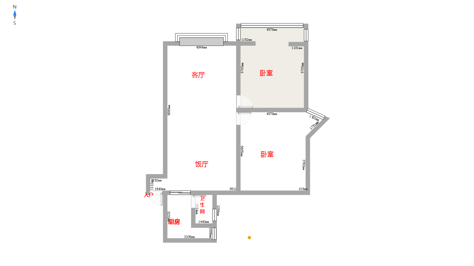 自流井区光大街精装2室2厅1卫二手房出售12