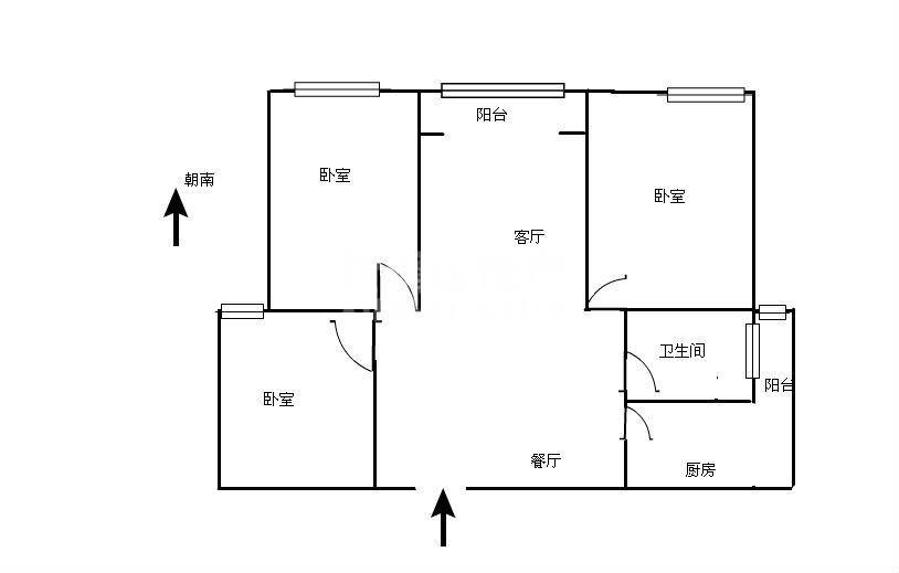 大足大足毛坯3室2厅1卫二手房出售15