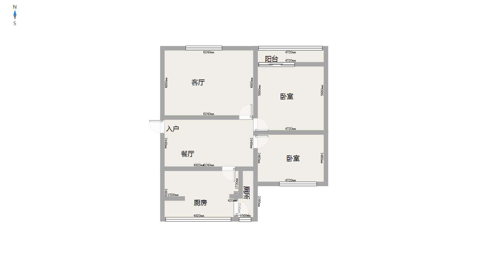 钟云山C区,精品好房，钟云山C区2室2厅1卫，房主急售11