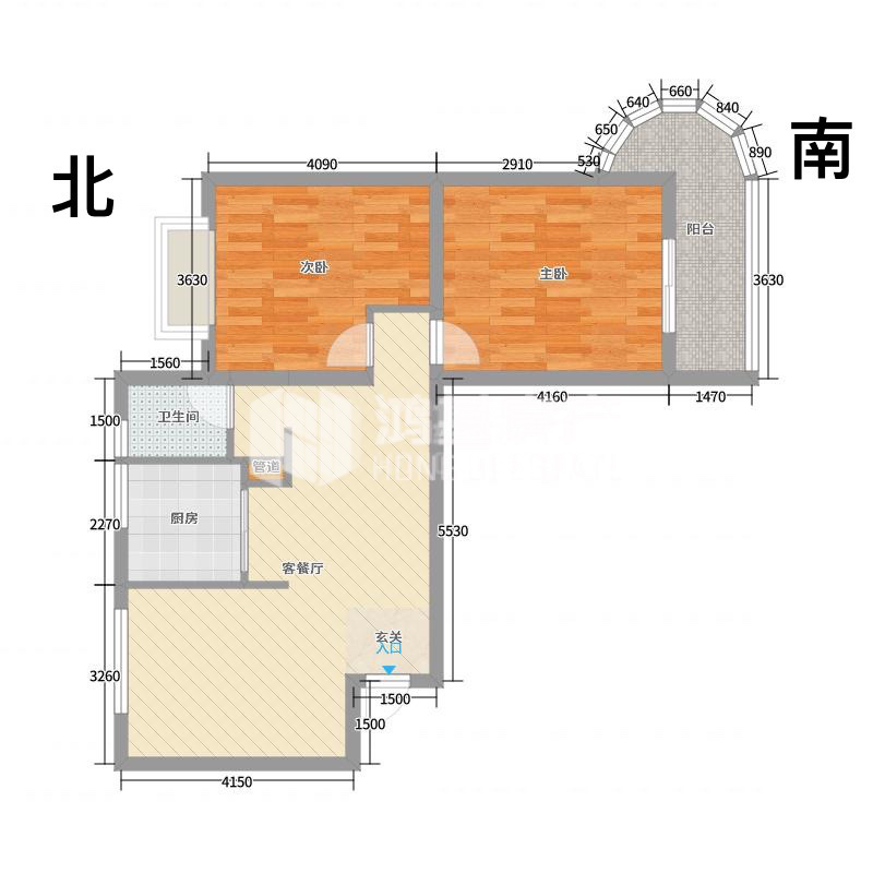 凤凰苑,2室2厅1卫1阳台2500元/月,封闭小区,随时入住8