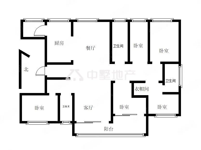 蚌埠碧桂园,5室2厅3卫2阳台，房型正气，采光佳13