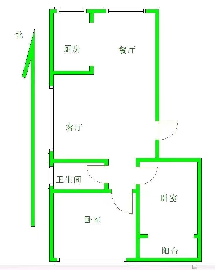 裕昌九州国际,精装修两居室 家具家电齐全 带车位12