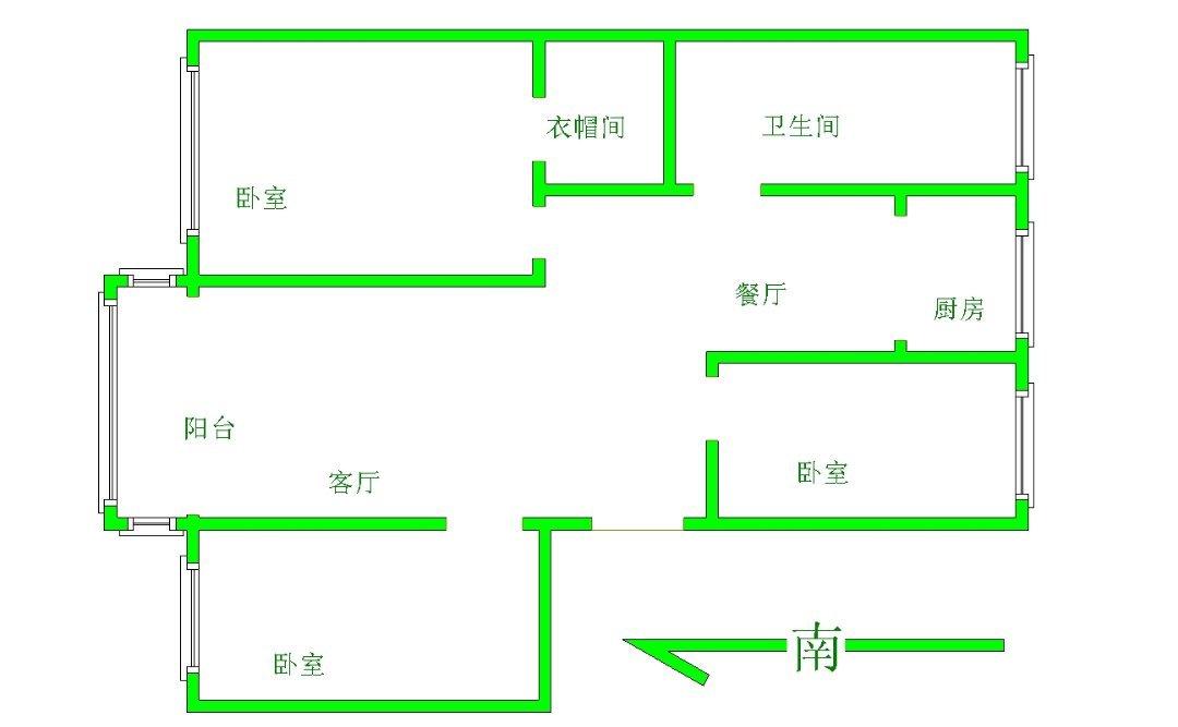 今典小区,今典小区国税对面精装修大三居拎包入住户型反正10