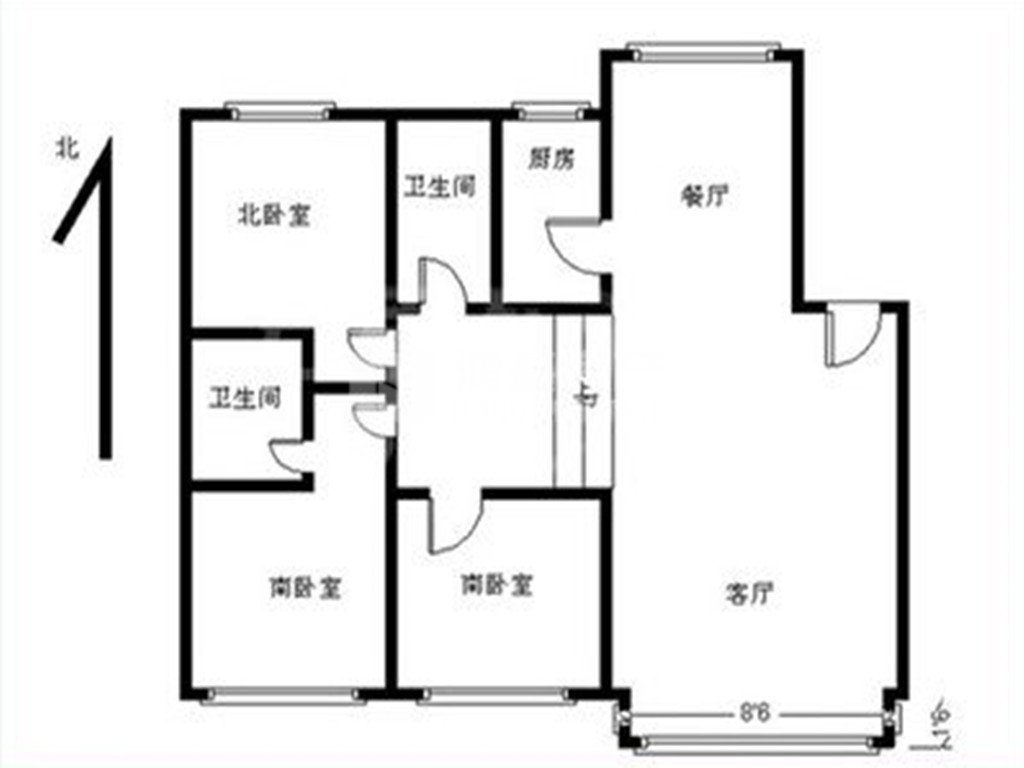 岔道口西路外贸宿舍,岔道口西路外贸宿舍4房出租12