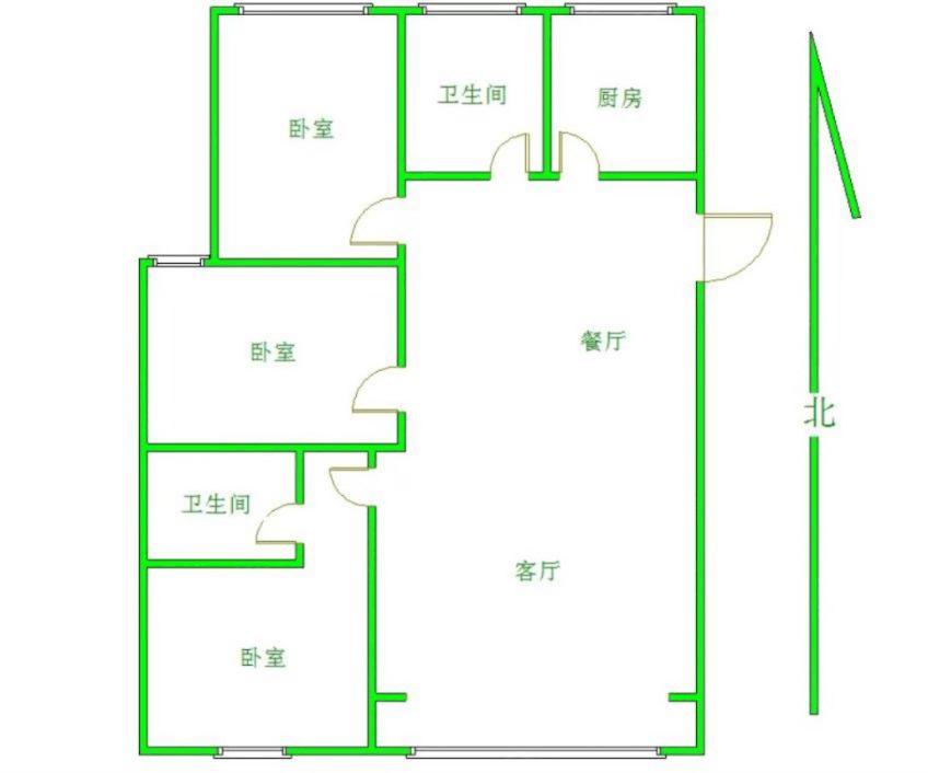 民望家园三区,民望家园三区123㎡3室2厅2卫1阳台精装，好房不等人9