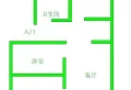 划片东昌二建公司家属院44㎡2室1厅1卫精装南北，好房出售13