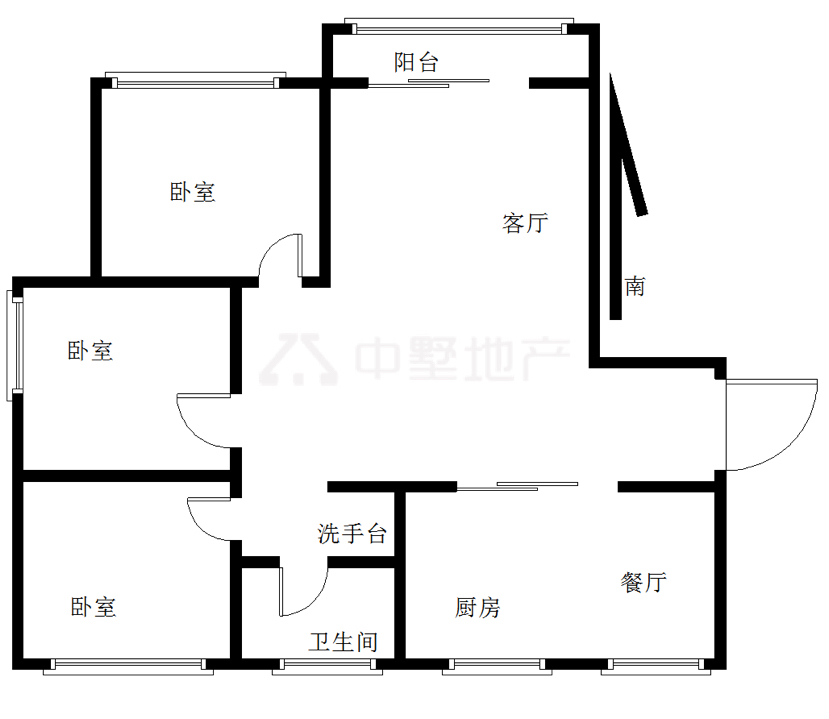 海亮明珠南区,毛坯3室2厅1卫1阳台急售，是您找家的不二之选9