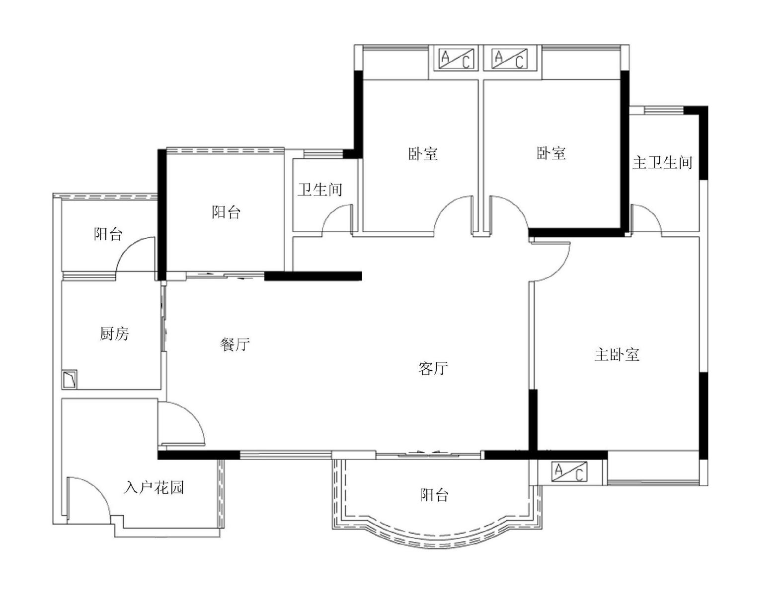 香堤雅湾,香堤雅湾-精装四房，家私家电齐全，首付低至3万起13