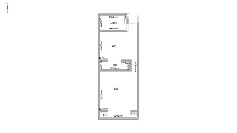 长安大街三号,精品好房，长安大街三号1室0厅1卫1阳台，房主急售9