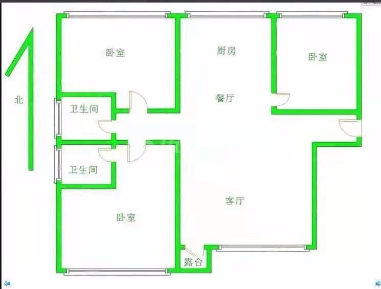 元泰汗府,元泰汗府格局好,十年难遇 户型，不容错过13