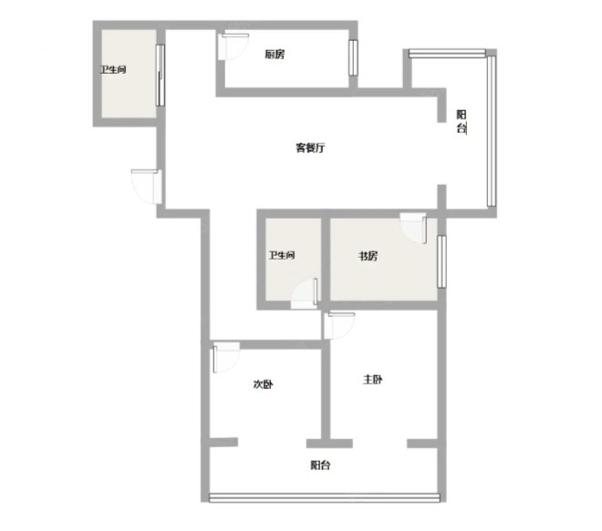 现代城,现代城148平3室2卫毛坯采光好视野好房顶能用可走一手13