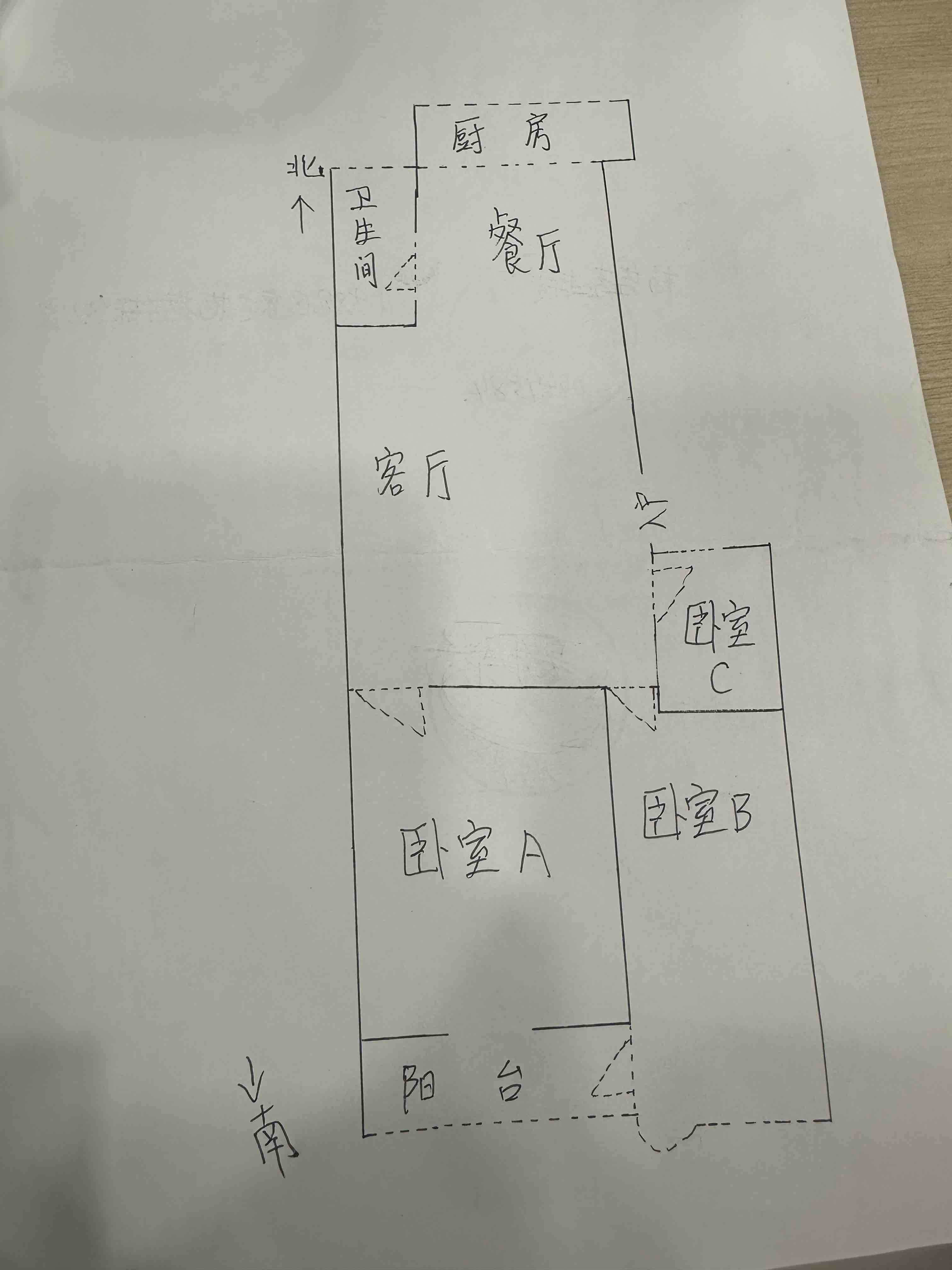 迎江区城中精装3室1厅1卫二手房出售12