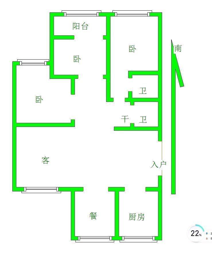 水城华府,3室2厅2卫1阳台水城华府，家电齐全，拎包入住带车位有钥匙13