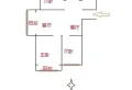 3室2厅1卫1阳台103㎡,阔绰客厅,超大阳台10