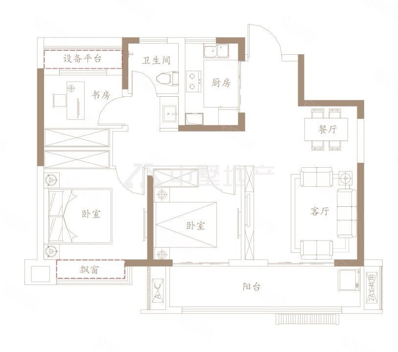 和顺国樾府,精装三房带车位看房有钥匙9