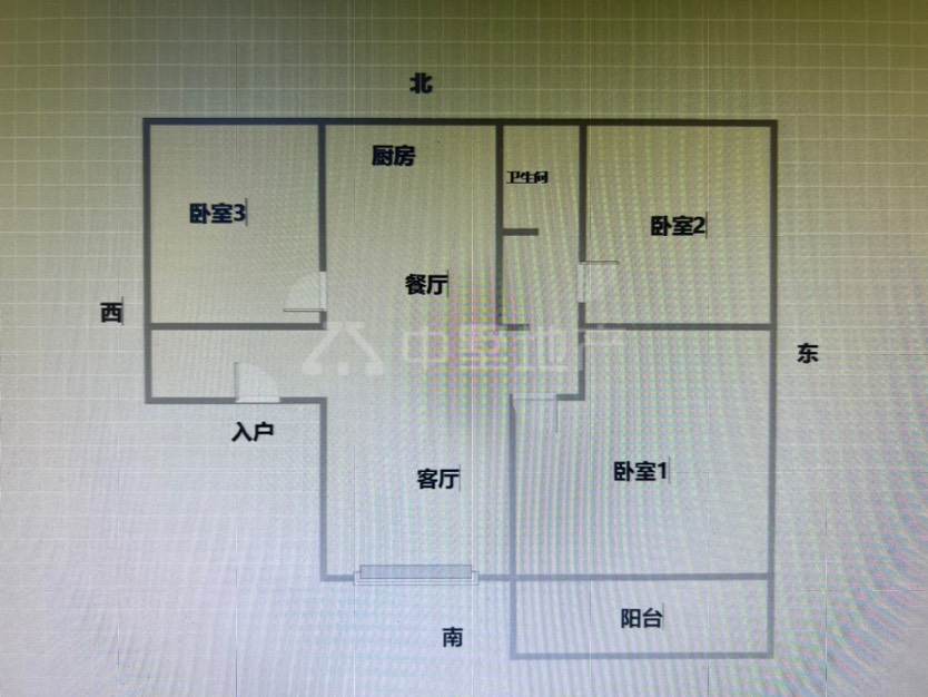 荣盛香榭兰庭西区,毛坯3室2厅1卫1阳台地铁沿线，交通便利，舒适宜居9