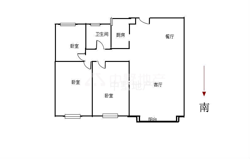 艺山南,艺山南 106.41平米 74万9