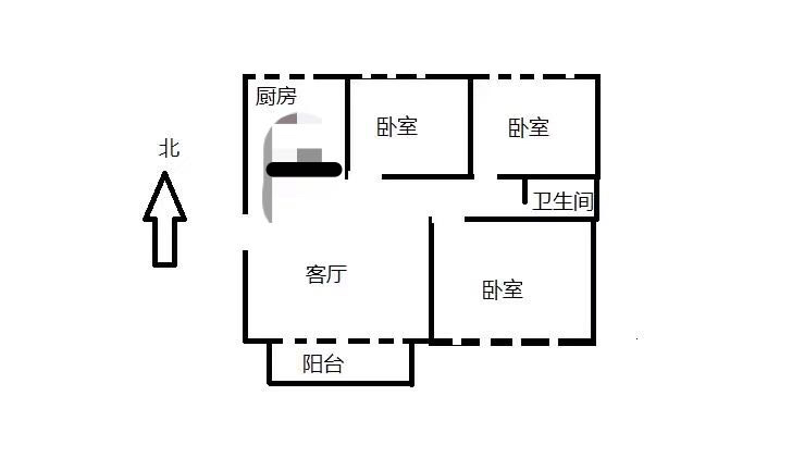 西平县城南精装3室2厅1卫二手房出售10
