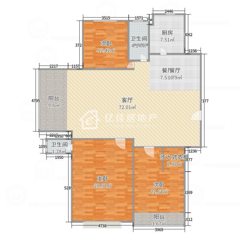 兰桂坊,精品好房，楼层好，兰桂坊3室2厅2卫11