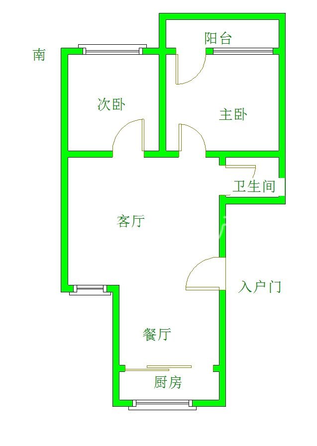 同安区大同精装2室2厅1卫二手房出售9