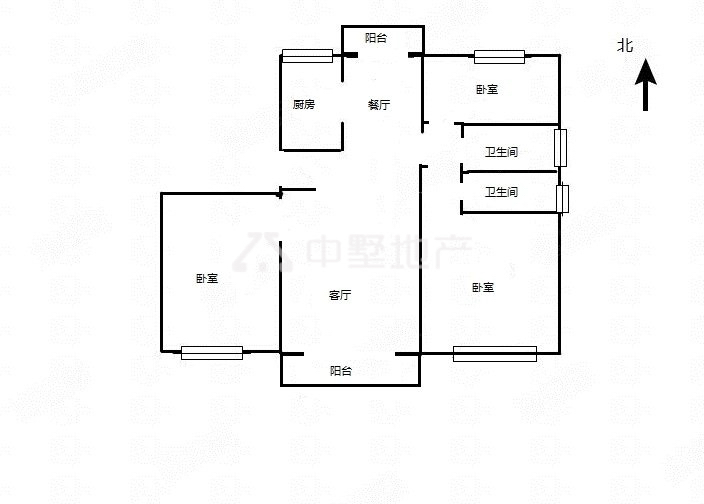 大通区大通毛坯3室2厅2卫二手房出售14