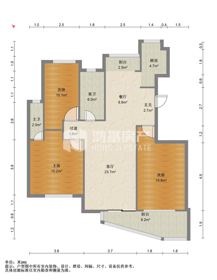 丰和新城,地铁出口丰和新城3室2厅2卫1阳台精装急租11