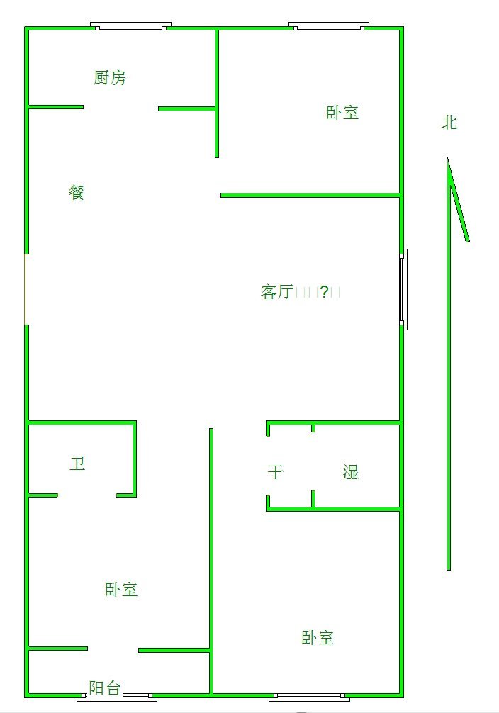 东盛嘉华苑,看房方便，家具家电齐全拎包入住13