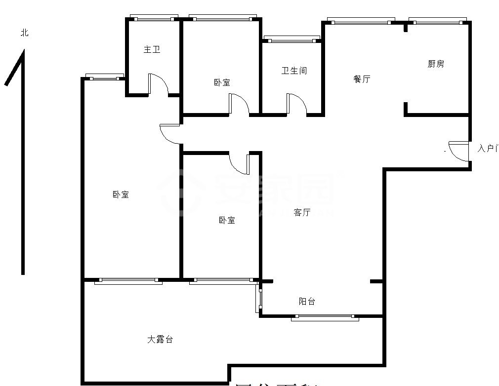 睢阳区城南毛坯3室2厅2卫二手房出售10