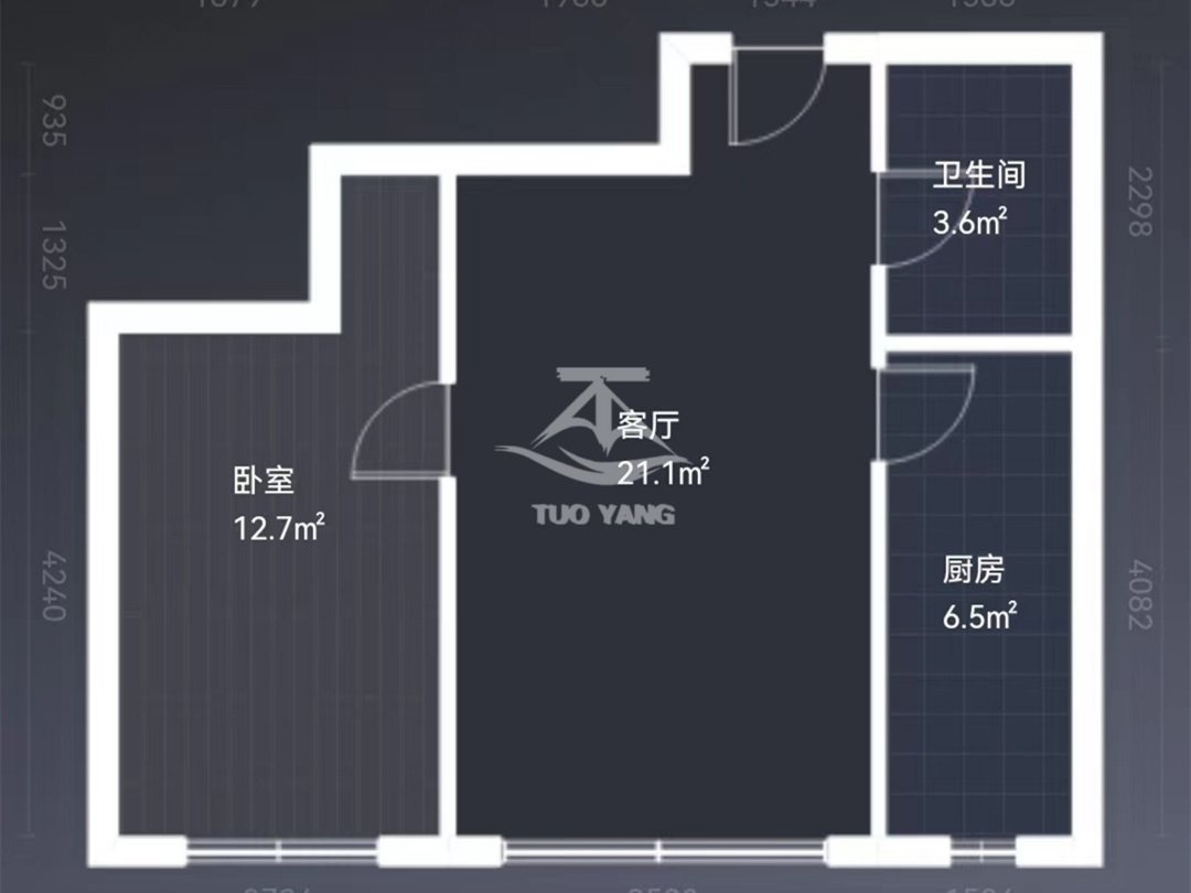 大正莅江二期,大正莅江 一室明厅 精装修 公积金9