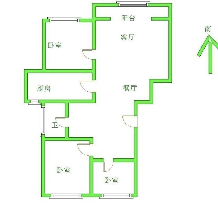 东昌丽都一期,正规小区全明双南采光好地铁口普通15