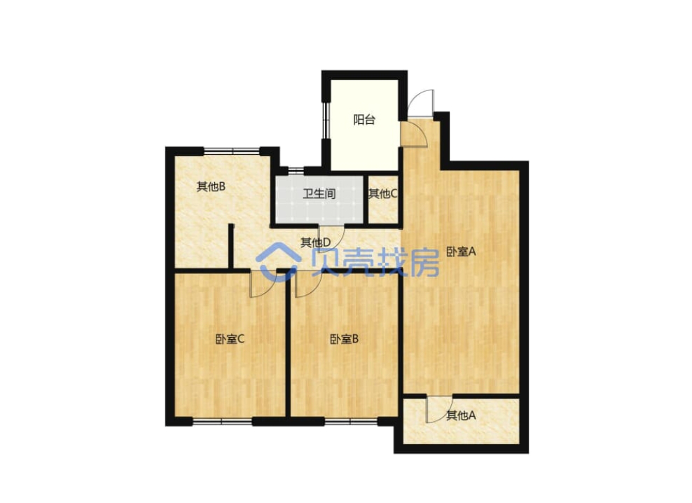 浦口区顶山精装3室2厅1卫二手房出售5