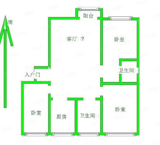 田园清水湾,新上清水湾南北通透3居双卫满二13