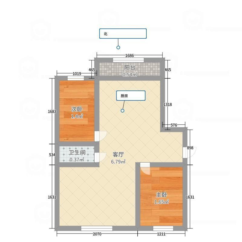 乌兰浩特市和平街道普通2室1厅1卫二手房出售11