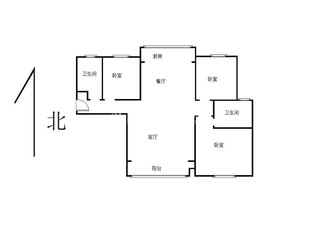 天明城名门府邸,132平，月租1400-1500，中间楼层，采光好10