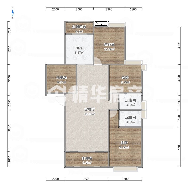 广丰县城中精装3室2厅2卫二手房出售14