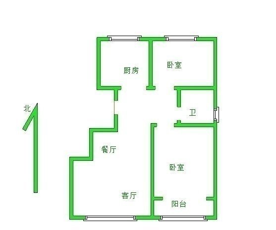 经济开发区经开普通2室2厅1卫二手房出售14